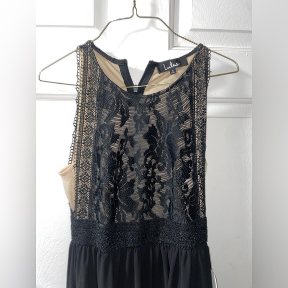 Lulus Dress Sleeveless Maxi Floor Length Black Women’s Small - Picture 4 of 10